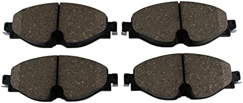 TRQ Front Ceramic Brake Pad Set