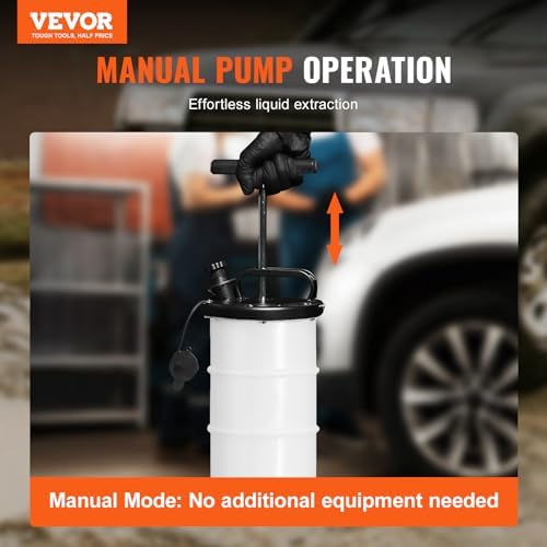 VEVOR 6.5L Manual Oil Extractor Pump, Fluid Extractor Pump for Automotive - Image 2