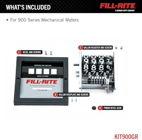 Fill-Rite KIT900GR Kit, 900 Series Gallon Register & Faceplate - Image 2