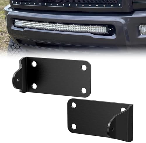 Nilight Hidden Bumper Mounting Brackets for 2010-2020 Dodge Ram 2500 3500