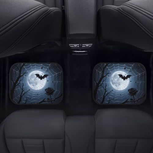 Spider Web Car Floor Mats 4 Pcs Set of Vehicle