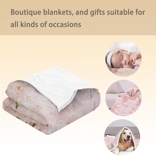 Charming Bird & Floral Blanket, Soft Flannel Throw for Couch, Bed, Travel, Living Room & Home Decor, Cozy Lightweight Warm Fuzzy Blankets with Yellow Flowers for Adults Kids Women 50×40 in - Image 5