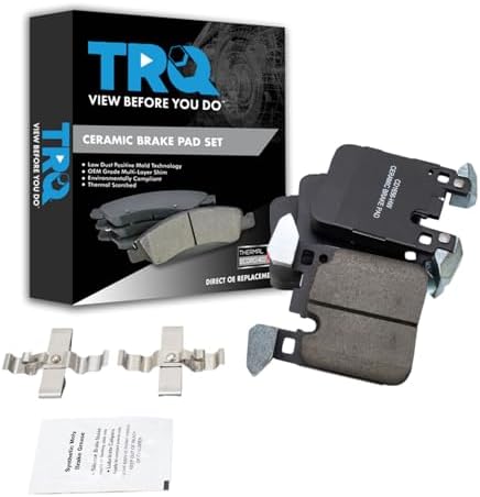 TRQ Rear Ceramic Brake Pad Set