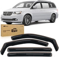 Nilight in-Channel Window Visors for Dodge Grand Caravan 2008-2023, 4PCS