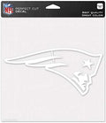 NFL New England Patriots WCR25654061 Perfect Cut Decals, 8" x 8"