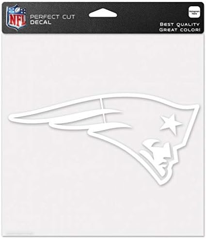 NFL New England Patriots WCR25654061 Perfect Cut Decals, 8" x 8"