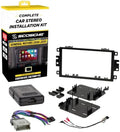Scosche GM0312DDOCS Double DIN Radio Installation Kit Compatible with Select 1994-2012 General Motors Vehicles - Complete Car Stereo Install Kit with Steering Wheel Controls - See Fit Guide in Images