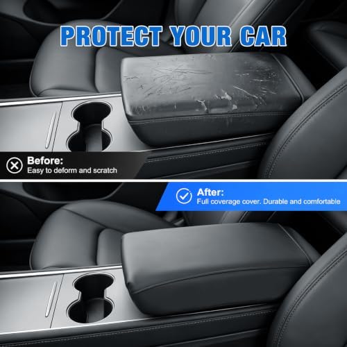 Nilight Center Console Cover for Hyundai Sonata 2015-2019 Armrest Cushion