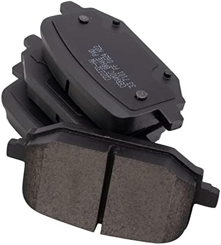 TRQ Rear Ceramic Brake Pad Set