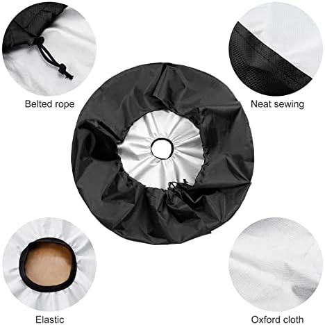 KiuLoam Martian Alien Peace Sign Retro Spare Tire Cover with Backup Camera Hole Universal Sunscreen Waterproof Wheel Covers for Trailer RV SUV Truck and Many Vehicles (16" for Diameter 29"-31")