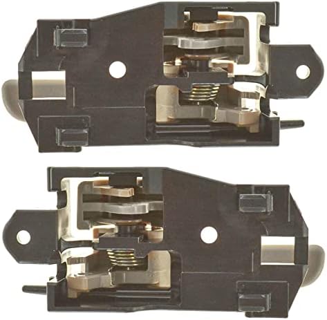 TRQ Tan Inner Inside Interior Door Handle Front LH & RH Pair Set