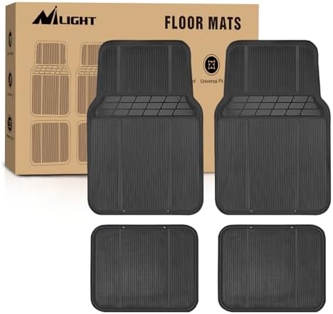 Nilight Rubber Floor Mats for Cars Trucks SUVs