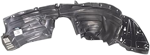 TRQ Front Right Inner Fender Liner Black Passenger Side