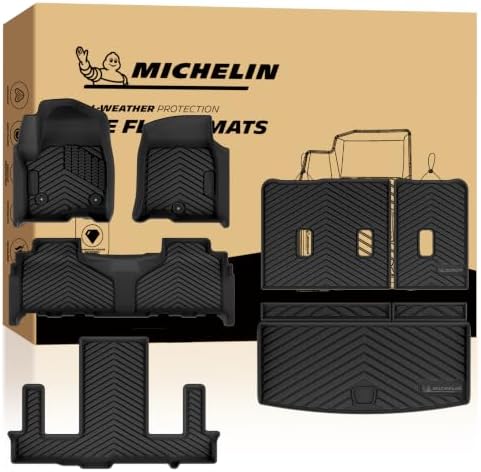 Michelin Vehicle Mats for 2021-2026 Tahoe/Yukon/Escalade 7-Seater (7 Piece)