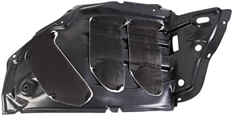 TRQ Front Right Forward Inner Fender Liner Black Passenger Side