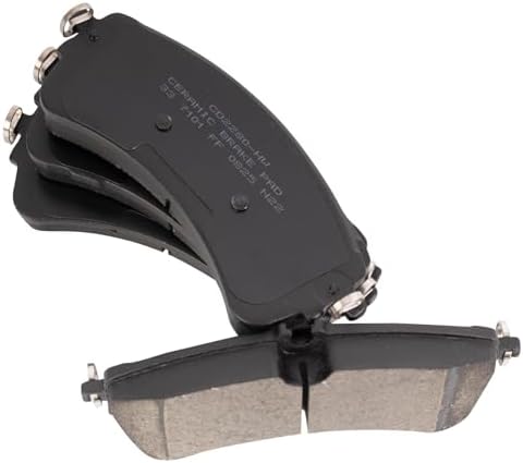 TRQ Rear Ceramic Brake Pad Set