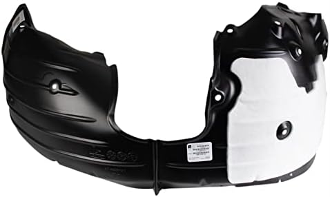 TRQ Front Left Inner Fender Liner Black Drivers Side
