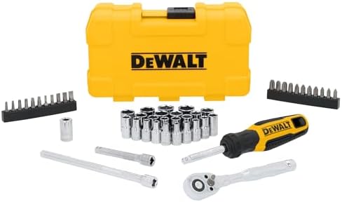 DEWALT 1/4" Drive 50 Pc Mechanics Tool Set (DWMT45422) by Unknown