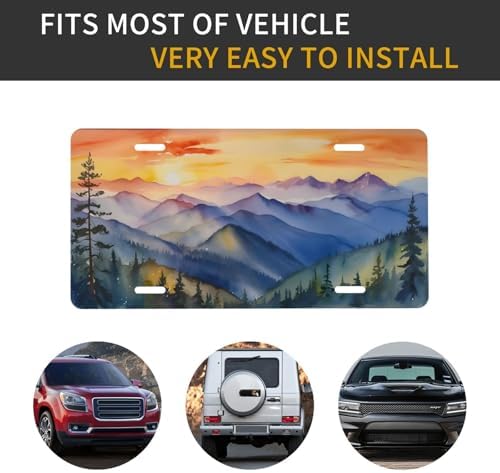 Blue Ridge Mountains Front License Plate 6" * 12" for Women