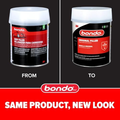 Bondo Original Filler 7 lb with Hardener 2.75 oz, Repairs Dents, Dings, Holes, and Scratches, Multi-Surface Use on Wood, Aluminum, Concrete, and Fiberglass (OR-GAL-ES) - Image 2