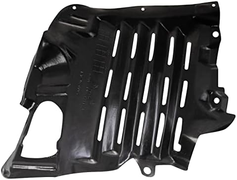 TRQ Front Left Inner Fender Liner Black Drivers Side