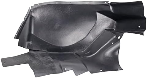 TRQ Front Left Forward Inner Fender Liner Black Drivers Side