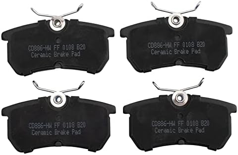 TRQ Rear Brake Pads Ceramic