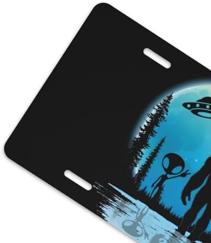 Alien Bigfoot Front License Plate 6" * 12" for Women
