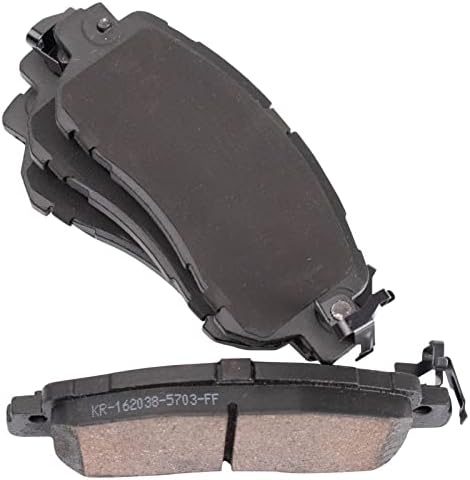 TRQ Front Ceramic Brake Pad Set