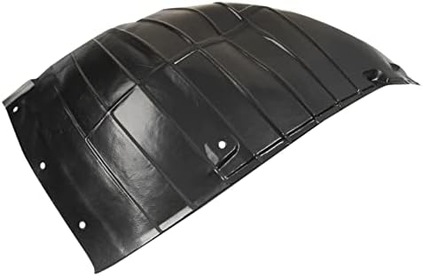 TRQ Front Left Forward Inner Fender Liner Black Drivers Side