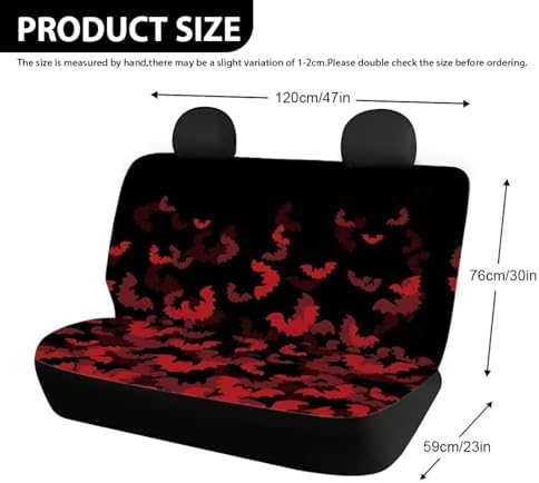 USA Butterfly Seat Covers Set Universal Car Seat Cover,Vehicle Backseat Protector Cushion Covers Fit SUV Truck Van Dog Back Seats Protection Dust-Proof