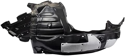 TRQ Front Left Inner Fender Liner Black Drivers Side