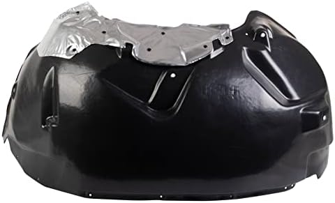 TRQ Front Right Inner Fender Liner Black Passenger Side