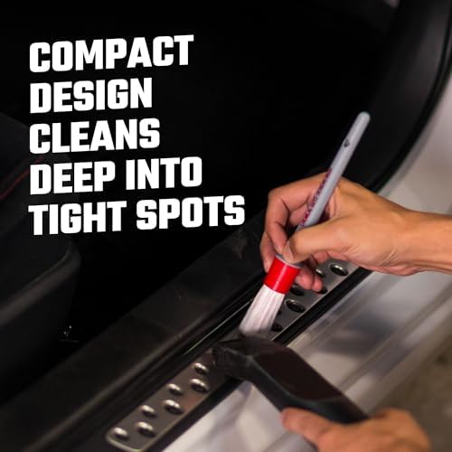 Chemical Guys, All in the Details Interior Detailing Brush Set, 3-Piece