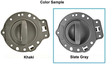 TRQ Door Handle & Bezel Repair Kit Gray Front or Rear Pair Set