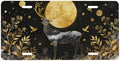 Deer Golden Marble Front License Plate 6" * 12" for Women