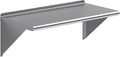 AmGood 36" Long X 18" Deep Stainless Steel Wall Shelf | NSF Certified | by AmGood