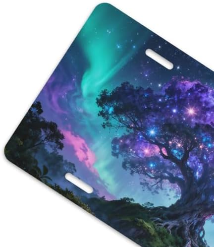 Galaxy Tree Life Front License Plate 6" * 12" for Women