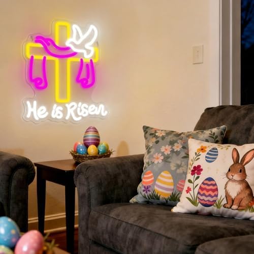 Thanksgiving Pumpkin Carriage Led Neon Sign, Fall Truck LED Light, Fall Thanksgiving Decor LED Neon Light Pumpkin Truck Neon Sign Autumn Home Farmhouse Decor (Cross) - Image 7