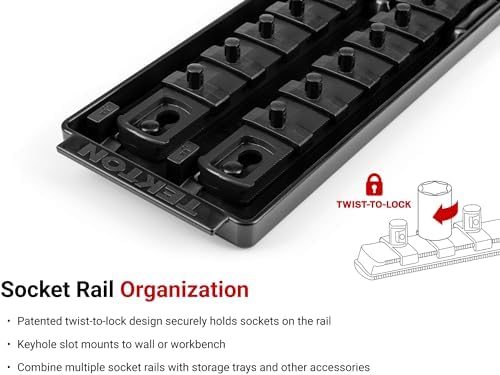 TEKTON 1/4, 3/8, 1/2 Inch Drive 6-Point Socket Set, 214-Piece | SHD99202 - Image 3