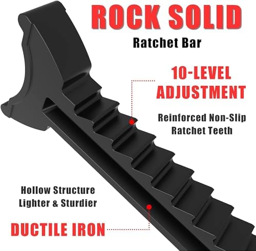 BIG RED 2 Ton Jack Stands Fit Use for Cars, Sedans, and Most Automobiles - Image 4