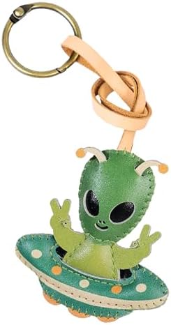 Universe Leather Bag Charm - Unique Purse Charm Keychain for Backpacks