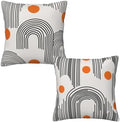 Mid Century Modern Throw Pillow Covers 18x18 inch Set of 2 Pillow Case Cushion Cover for Home Sofa Couch Living Room Car Decor by Mshutbna