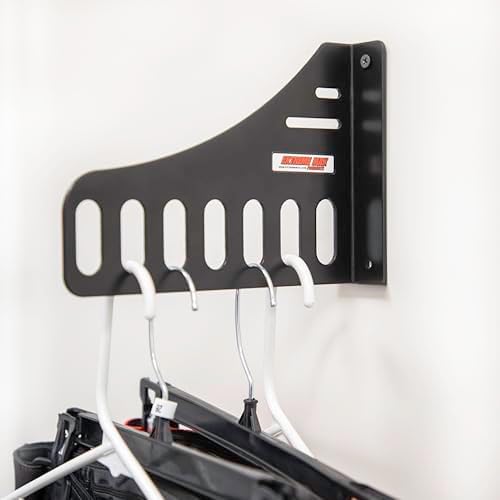 Extreme Max 5001.6752 Aluminum Garment Holder for Enclosed Trailer Shop Garage Storage - Black - Image 4