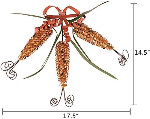 Metal Hanging Corn Decor Rustic Corns Autumn Decor Front Door Decoration - Image 6