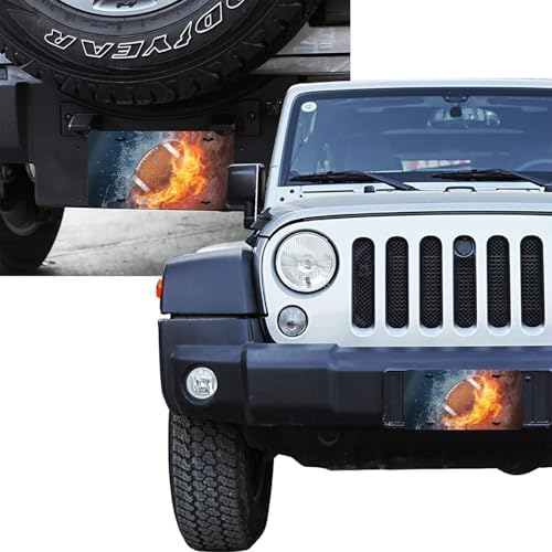 Football Ice Fire Front License Plate 6" * 12" for Women