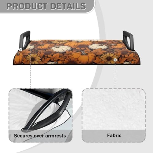 Yewattles Golf Cart Seat Cover Portable Club Car Seat Towel Universal Fit 2-Seat Golf Cart - Image 4