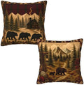 Country Animals Throw Pillow Covers 18x18 inch Set of 2 by Mshutbna