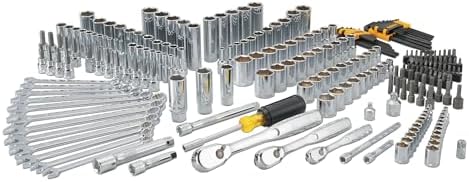 DEWALT Mechanic Tool Set, 247-Piece, 1/4 in., 3/8 in. and 1/2 in. Drive, SAE, Ratchets, Sockets, Hex Keys, Combination Wrenches, Polish Chrome Finish (DWMT81535) - Image 2