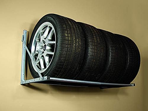 HyLoft Wall-Mounted Folding Tire Storage Loft Rack - Image 2
